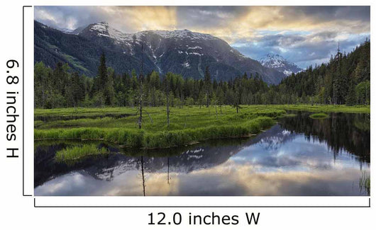 Sunset over Tongass National Wall Decal Design 1
