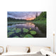 Sunset over Unnamed Lake Wall Decal