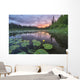 Sunset over Unnamed Lake Wall Decal