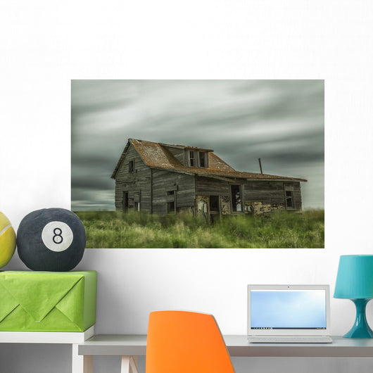 Long Exposure Clouds Going Wall Decal