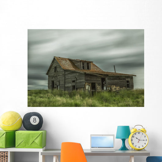 Long Exposure Clouds Going Wall Decal