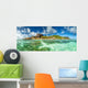 Beautiful Seychelles beach at La Digue Wall Mural
