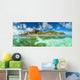 Beautiful Seychelles beach at La Digue Wall Mural
