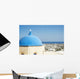 Church with Blue Dome Wall Decal