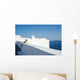 Cat Lays Whitewash Wall - Wall Decal