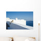 Cat Lays Whitewash Wall - Wall Decal