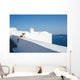 Cat Lays Whitewash Wall - Wall Decal