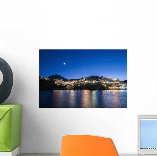 Lights Illuminate City and Wall Decal
