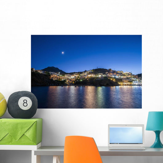 Lights Illuminate City and Wall Decal