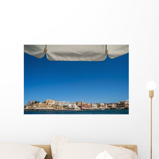 Buildings along Harbor Wall Decal