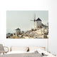 Whitewash Buildings and Windmill Wall Decal Design 3