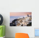 Whitewash Buildings and Windmill Wall Decal Design 2