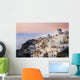 Whitewash Buildings and Windmill Wall Decal Design 2
