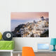 Whitewash Buildings and Windmill Wall Decal Design 2