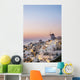 Whitewash Buildings and Windmill Wall Decal Design 1