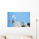 Windmills against Blue Sky Wall Decal