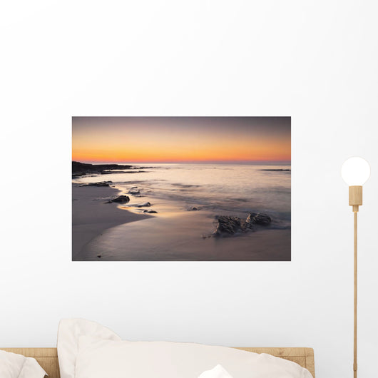 Grobust Beach Dusk Wall Decal Design 2