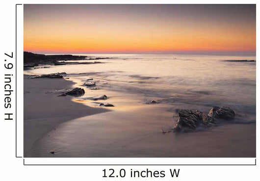 Grobust Beach Dusk Wall Decal Design 2