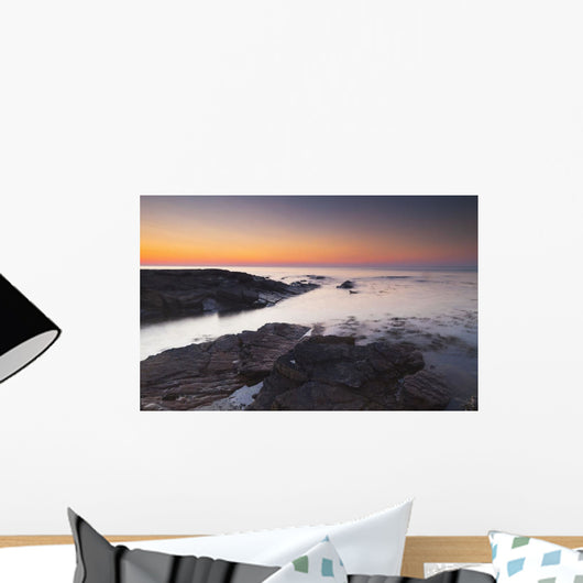 Grobust Beach Dusk Wall Decal Design 1