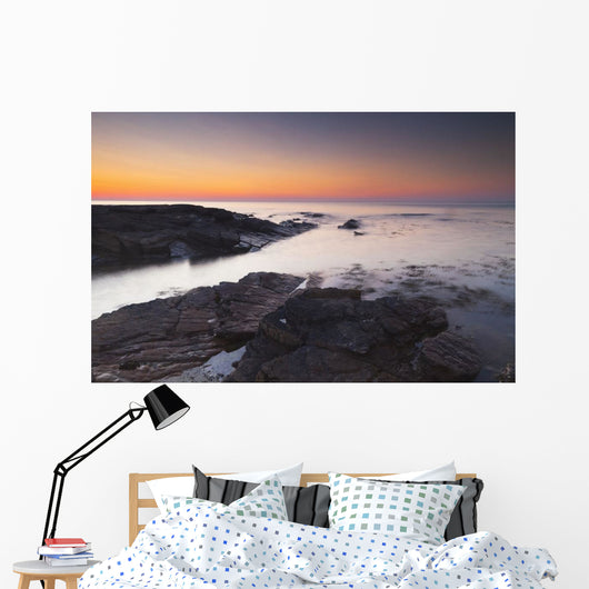 Grobust Beach Dusk Wall Decal Design 1