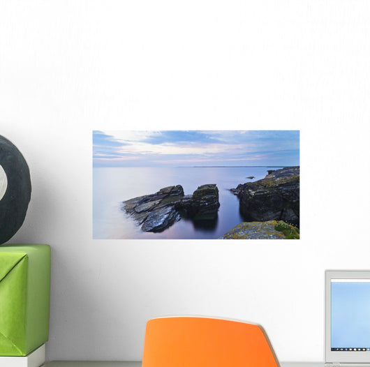 Rock and Tranquil Water Wall Decal