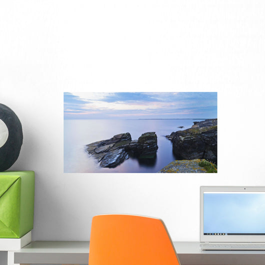 Rock and Tranquil Water Wall Decal