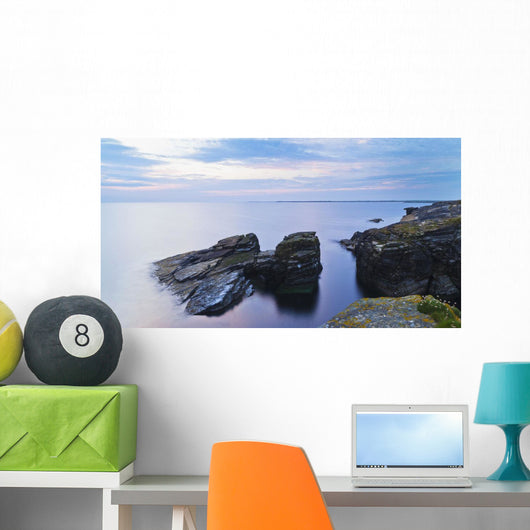 Rock and Tranquil Water Wall Decal