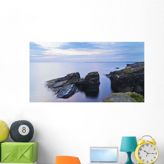 Rock and Tranquil Water Wall Decal