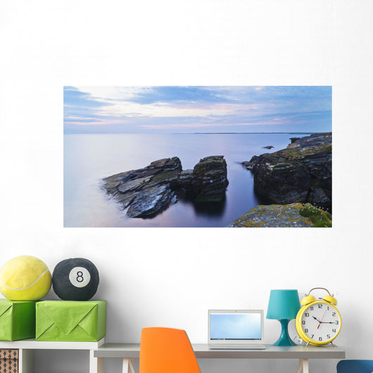Rock and Tranquil Water Wall Decal