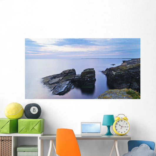 Rock and Tranquil Water Wall Decal