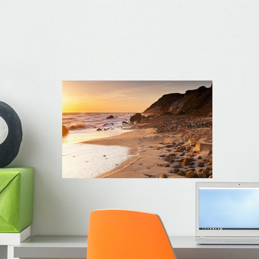 Gay Head Public Beach Wall Decal Design 2