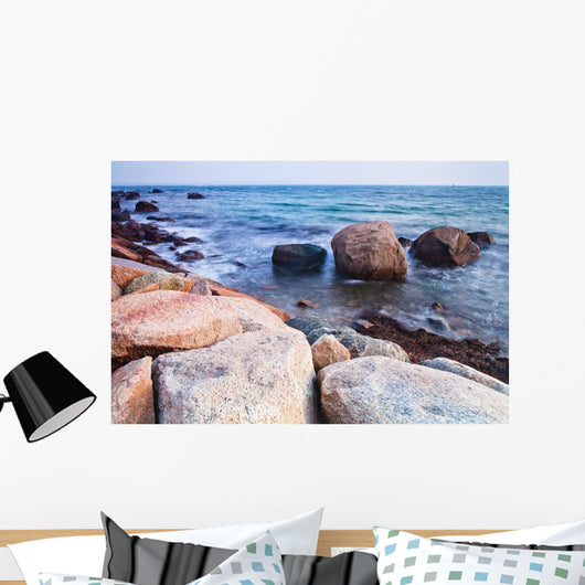 Rocks along Coastline Wall Decal