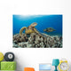 Green Sea Turtles Wall Decal Design 1