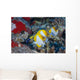 Three Pyramid Butterflyfish Line Wall Decal