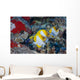 Three Pyramid Butterflyfish Line Wall Decal
