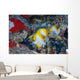 Three Pyramid Butterflyfish Line Wall Decal
