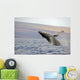 Breaching Humpback Whale Wall Decal Design 2