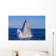 Breaching Humpback Whale Wall Decal Design 1