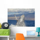 Breaching Humpback Whale with Wall Decal Design 1