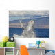 Breaching Humpback Whale with Wall Decal Design 1