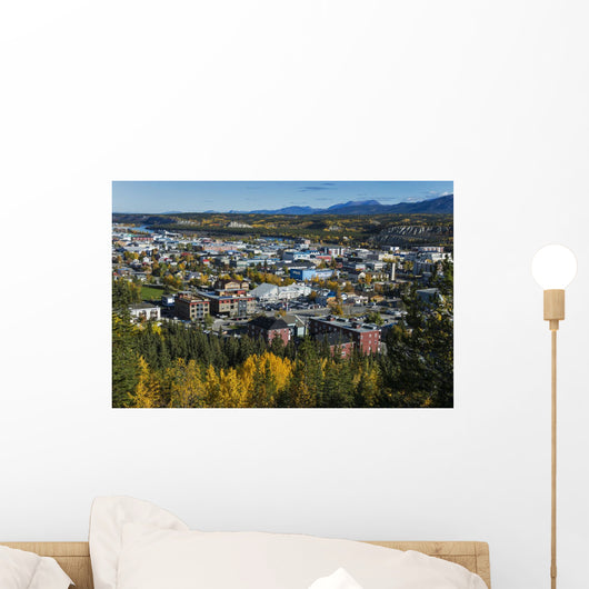 Scenic over Whitehorse Yukon Wall Decal