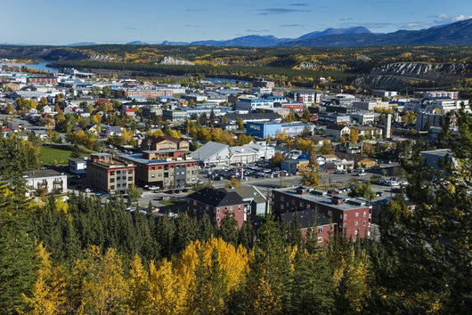 Scenic over Whitehorse Yukon Wall Decal