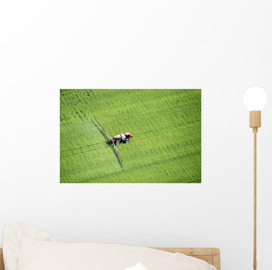 Aerial Spray Application Wall Decal Design 2