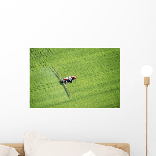 Aerial Spray Application Wall Decal Design 2
