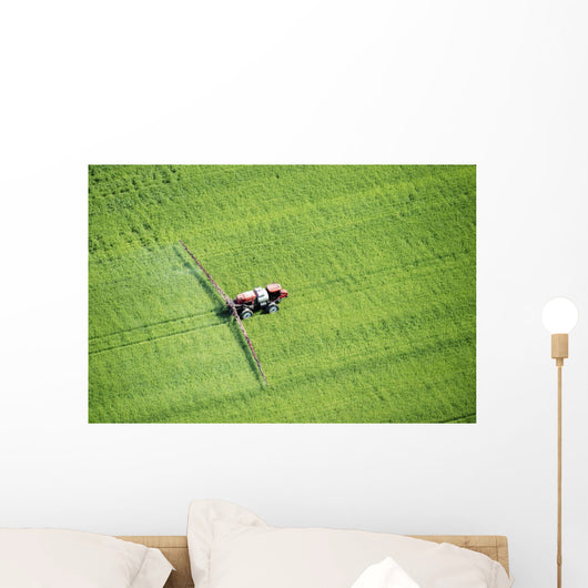 Aerial Spray Application Wall Decal Design 2