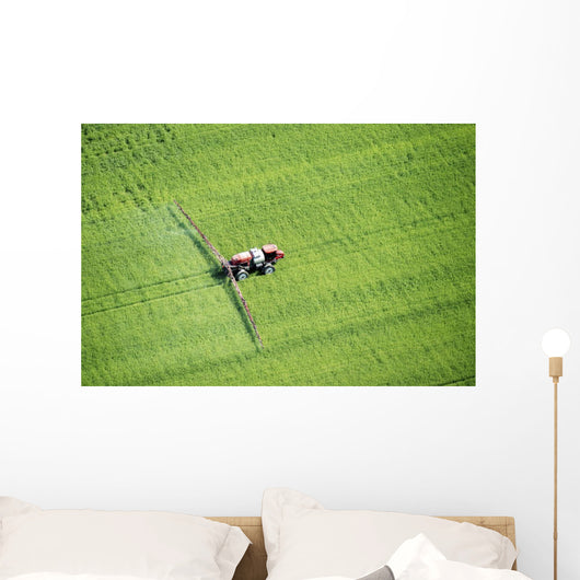 Aerial Spray Application Wall Decal Design 2
