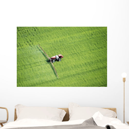 Aerial Spray Application Wall Decal Design 2
