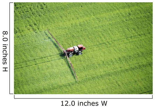 Aerial Spray Application Wall Decal Design 2