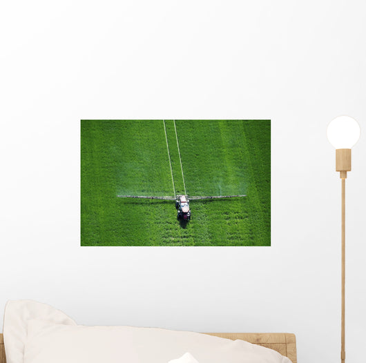 Aerial Spray Application Wall Decal Design 1