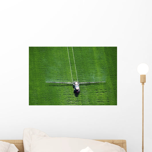 Aerial Spray Application Wall Decal Design 1